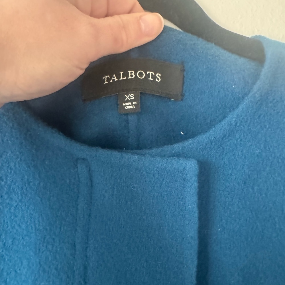 Talbots Blue Wool Women's Jacket - Picture 3 of 5